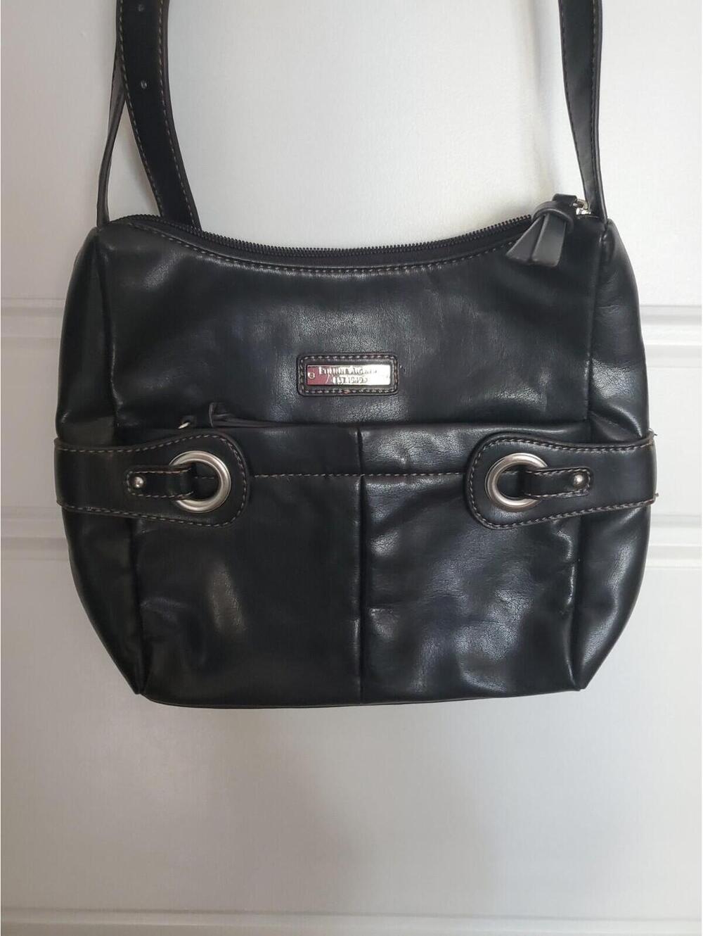 Etienne Aigner Black Leather Bag